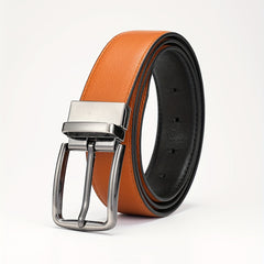 Alloy Buckle PU Leather Belt Accessory for Men