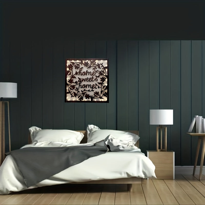 LED Owl Wood Carving Light Retro Home Decoration