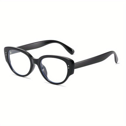 Clear Lens Cat Eye Glasses Lightweight Anti Light Eyeglasses