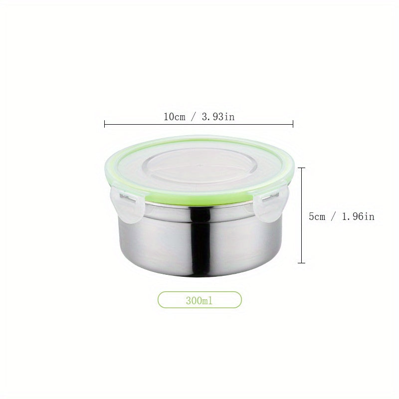 304 Stainless Steel Crisper Refrigerator Food Storage Box