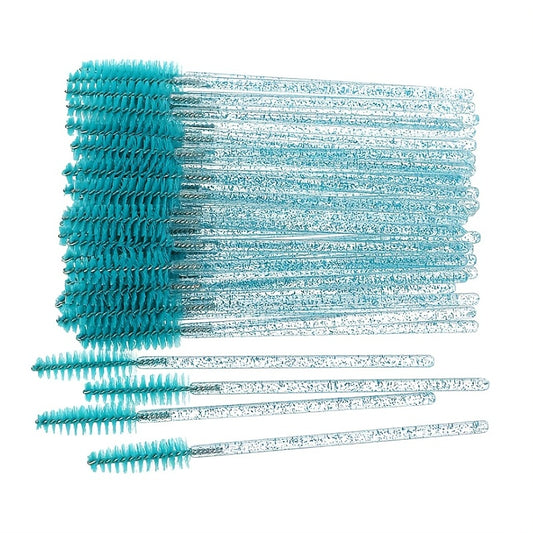 50 Crystal Mascara Brushes for Easy Makeup Application