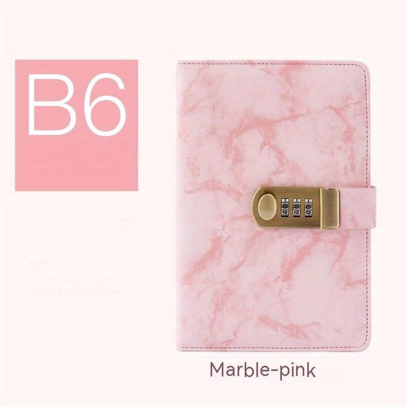 Vintage B6 Lock Diary for Girls and Women
