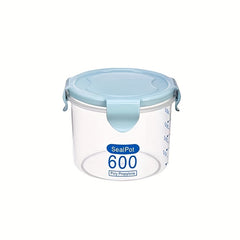 Clear Airtight Food Jars with Lids - Perfect for Dry Food Snacks - Sealed Fresh