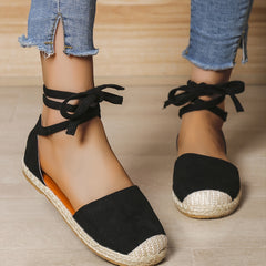 Women's Colorblock Flat Shoes Closed Toe Lightweight Round Toe Casual Sandals