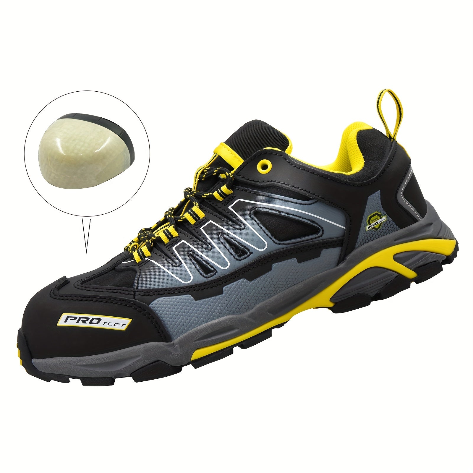 Men's Composite Toe Safety Shoes Anti static Anti skid Industrial Shoe