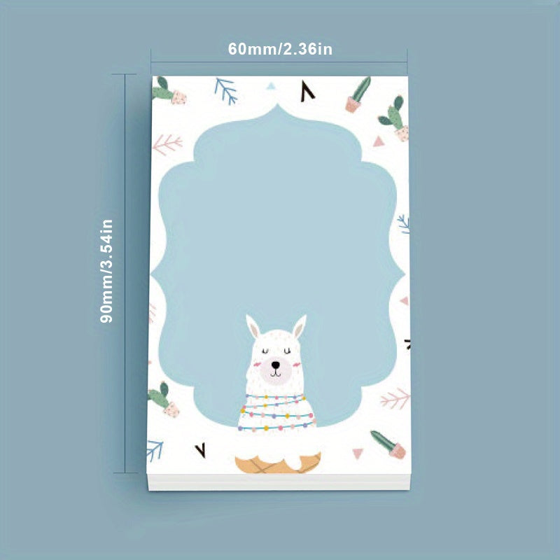 Alpaca Cartoon Sticker Set for Office and Student Stationery