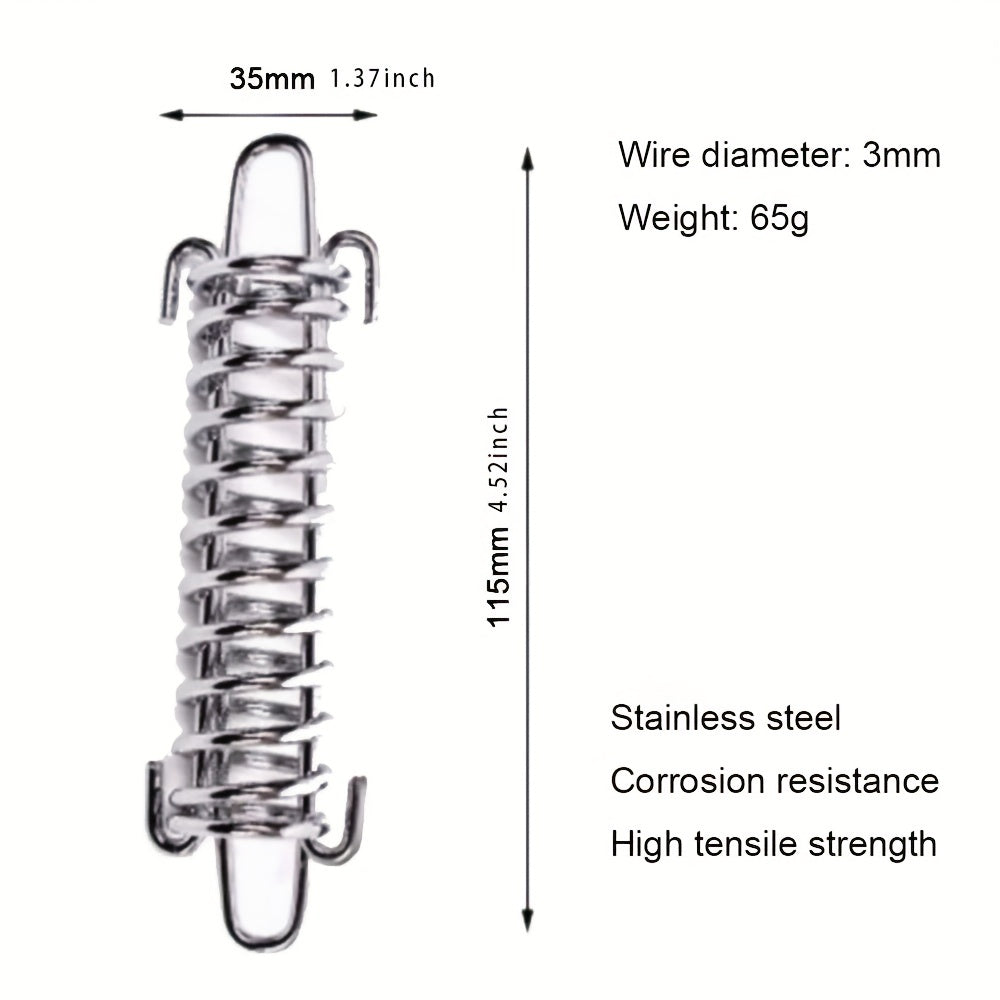 Stainless Steel Spring Deck Pegs for Canopy Tent, Durable Hooks