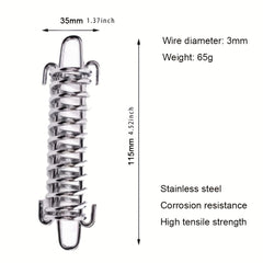 Stainless Steel Spring Deck Pegs for Canopy Tent, Durable Hooks