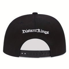 Men's English Letter Hip Hop Flat Brim Hat