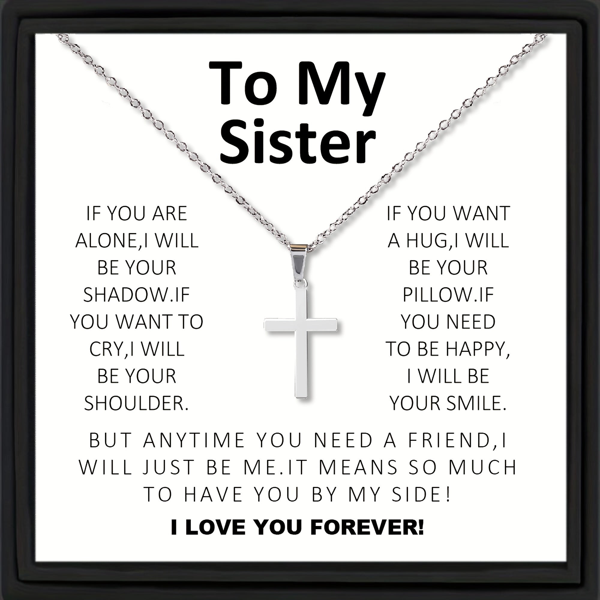 Y2K Cross Pendant Necklace for Kids