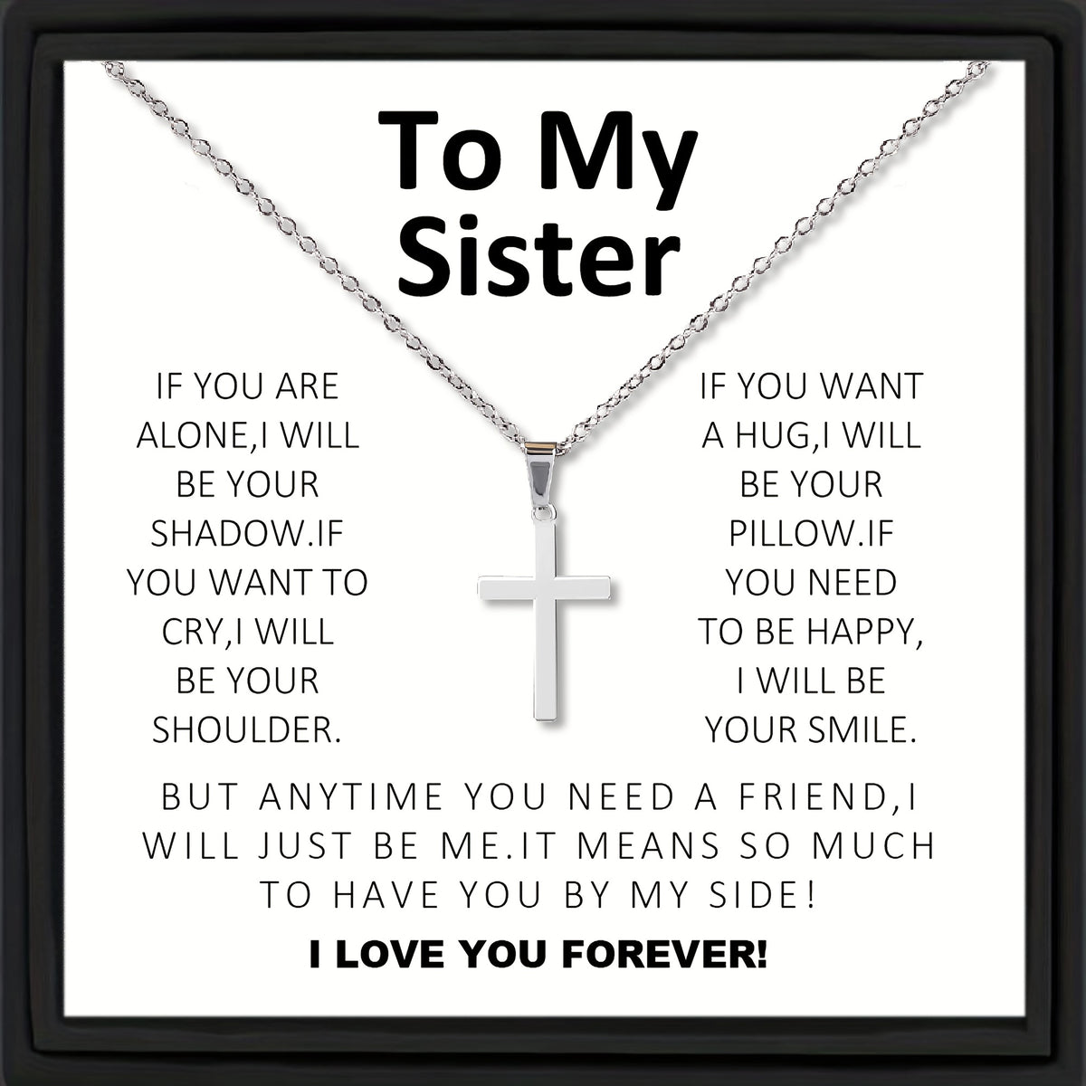 Y2K Cross Pendant Necklace for Kids