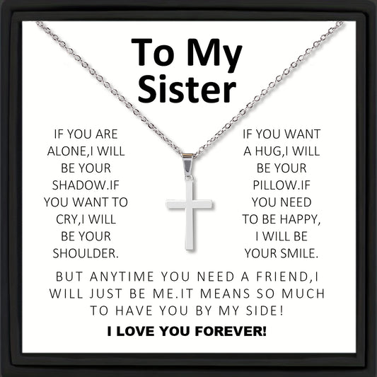 Y2K Cross Pendant Necklace for Kids