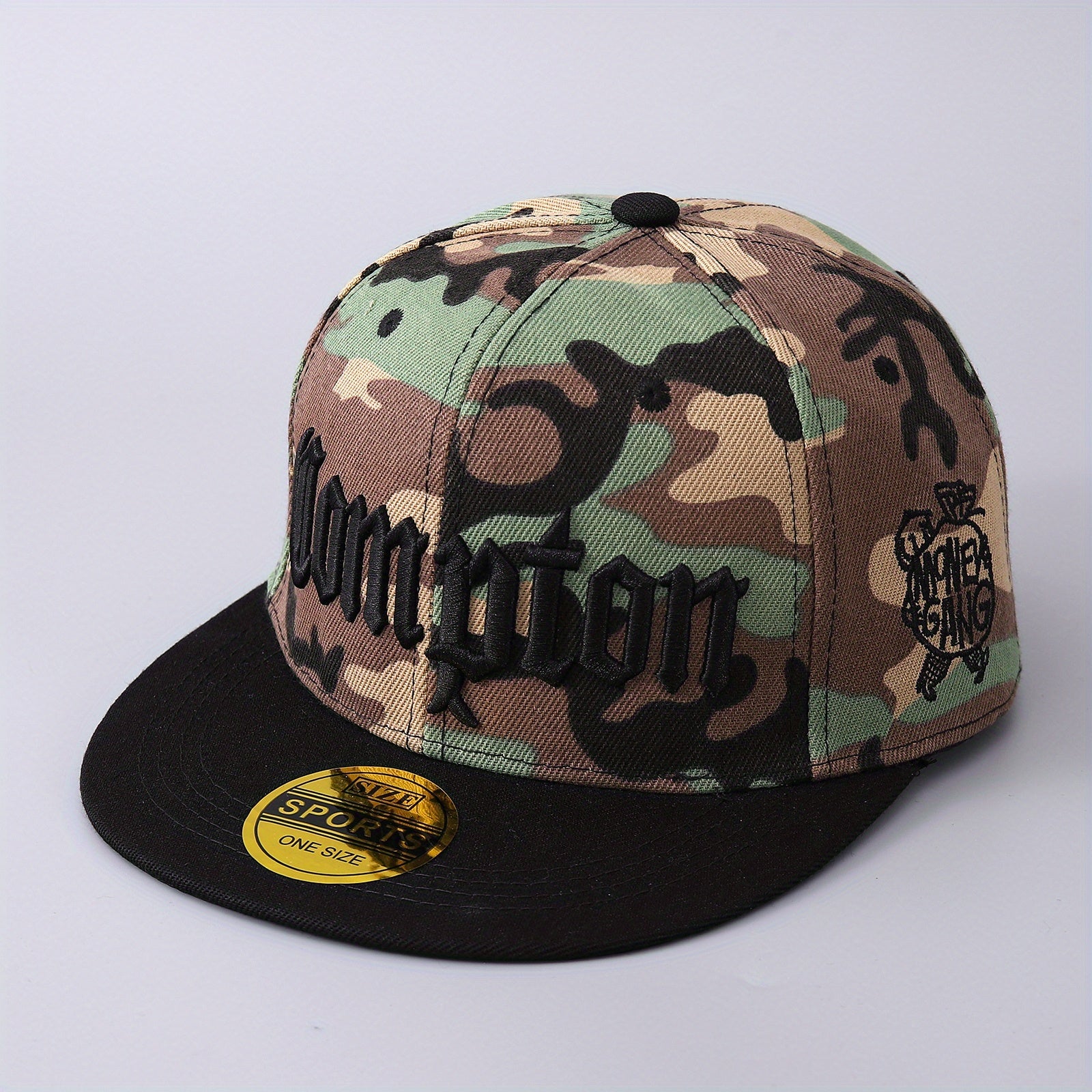 Men's Polyester Baseball Cap with Letters Embroidery