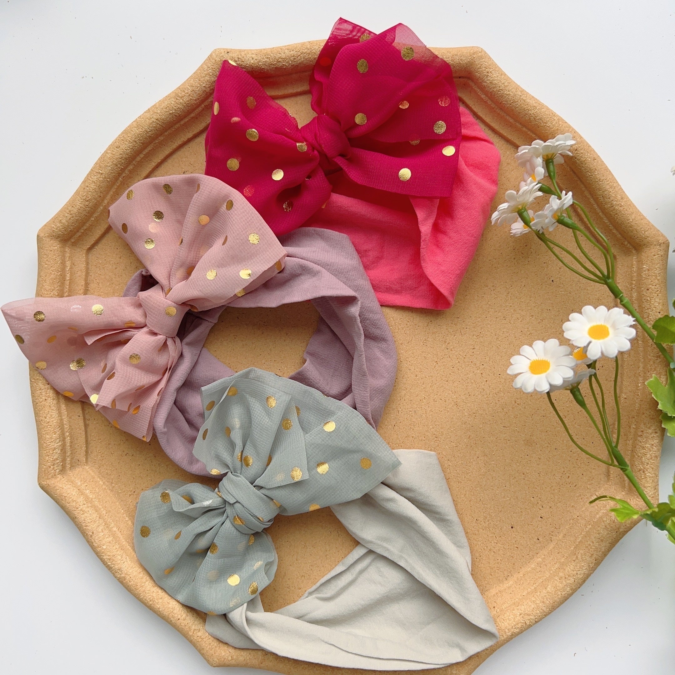 Lace Butterfly Tie Hair Band for Baby Girls