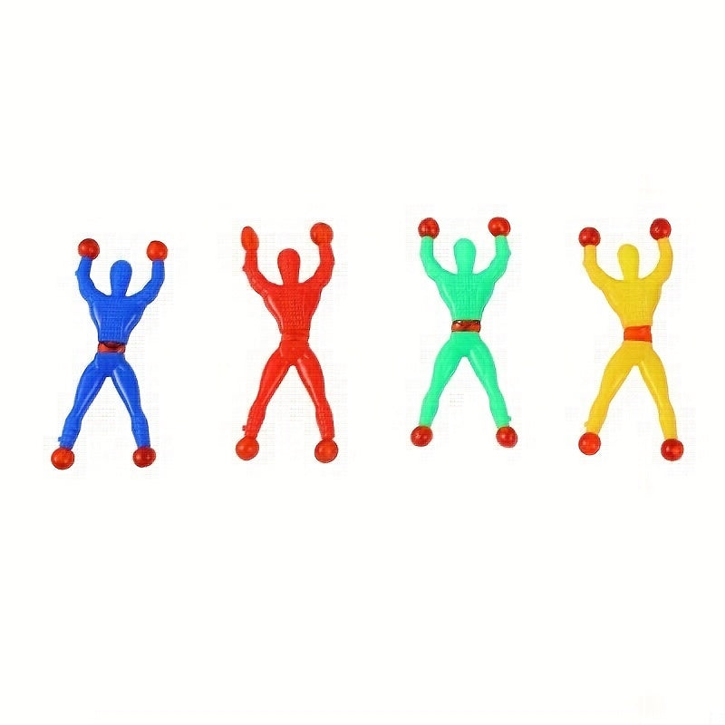 10pcs Wall Climbing Toys Stress Relief Sticky Tricky Toys