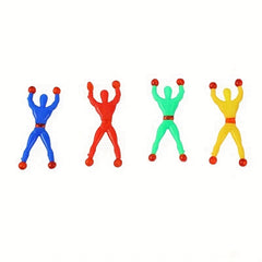 10pcs Wall Climbing Toys Stress Relief Sticky Tricky Toys