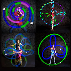 LED Hand Cranked Swing Ball, Colorful Belly Dance Ball