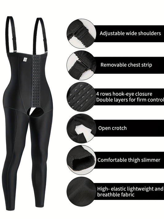 Tummy Control Thigh Jumpsuit Waist Shapewear Women's Activewear