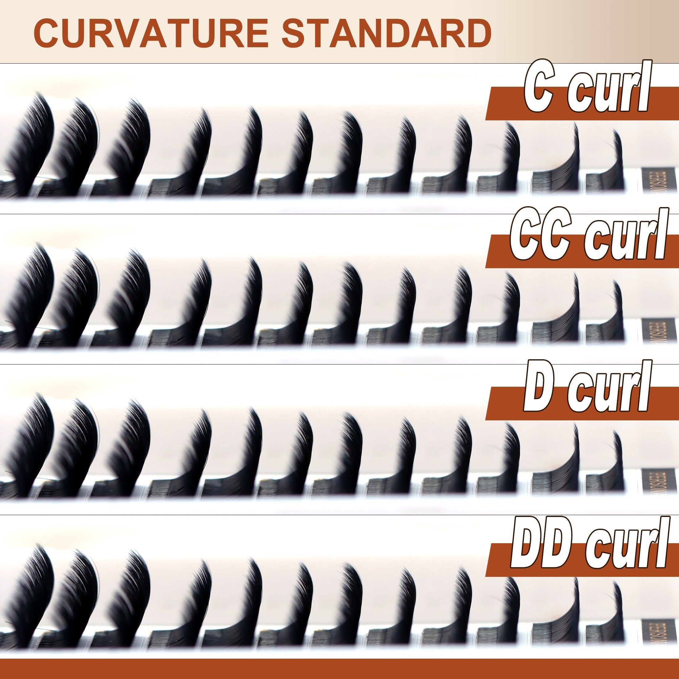 Volume Cashmere Silk Eyelash Extensions 0.03 C CC D DD Mixed Pack 8-15mm