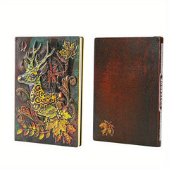 3D Relief Notebook Retro Elk Style A5 100 Sheets