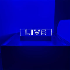 Live Signs Led Signs Signs For Wall Decor Live Sign For Studio Game Room Broadca