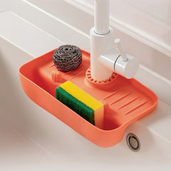 Splash Guard For Sink Faucet Drain Rack Storage Rack Kitchen Rag Sponge