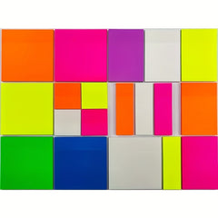 Transparent Sticky Notes Waterproof Memo Paper Size 7 Combination Pack
