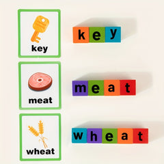 Colorful Wooden Alphabet Sand Art Tray Educational Game