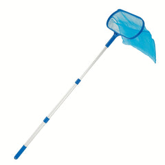 Pool Leaf Net Telescopic Skimmer Rake for Cleaning Pools & Ponds