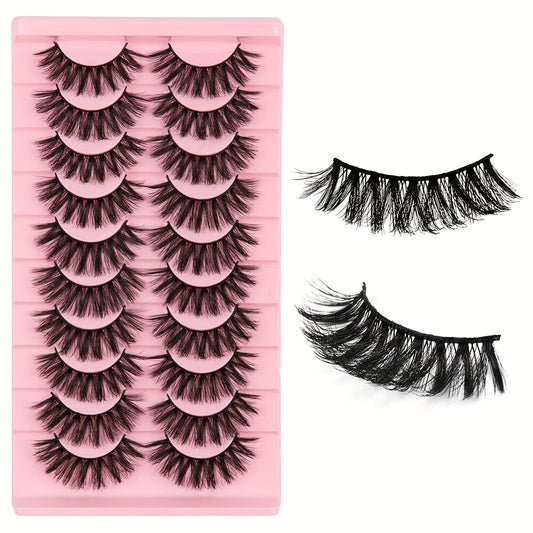 3D False Eyelashes Simulated Thick Curling Lashes Natural Look