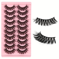 3D False Eyelashes Simulated Thick Curling Lashes Natural Look