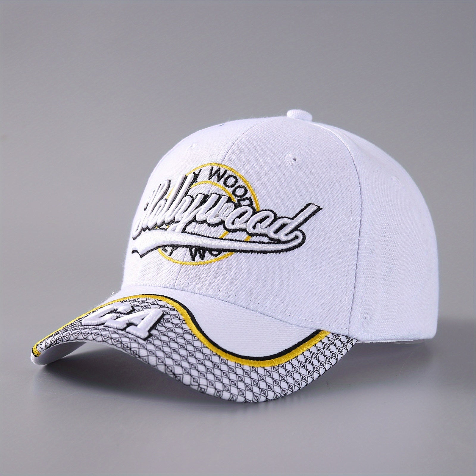 Men's Embroidered Baseball Cap Duck Tongue Brim