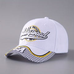Men's Embroidered Baseball Cap Duck Tongue Brim