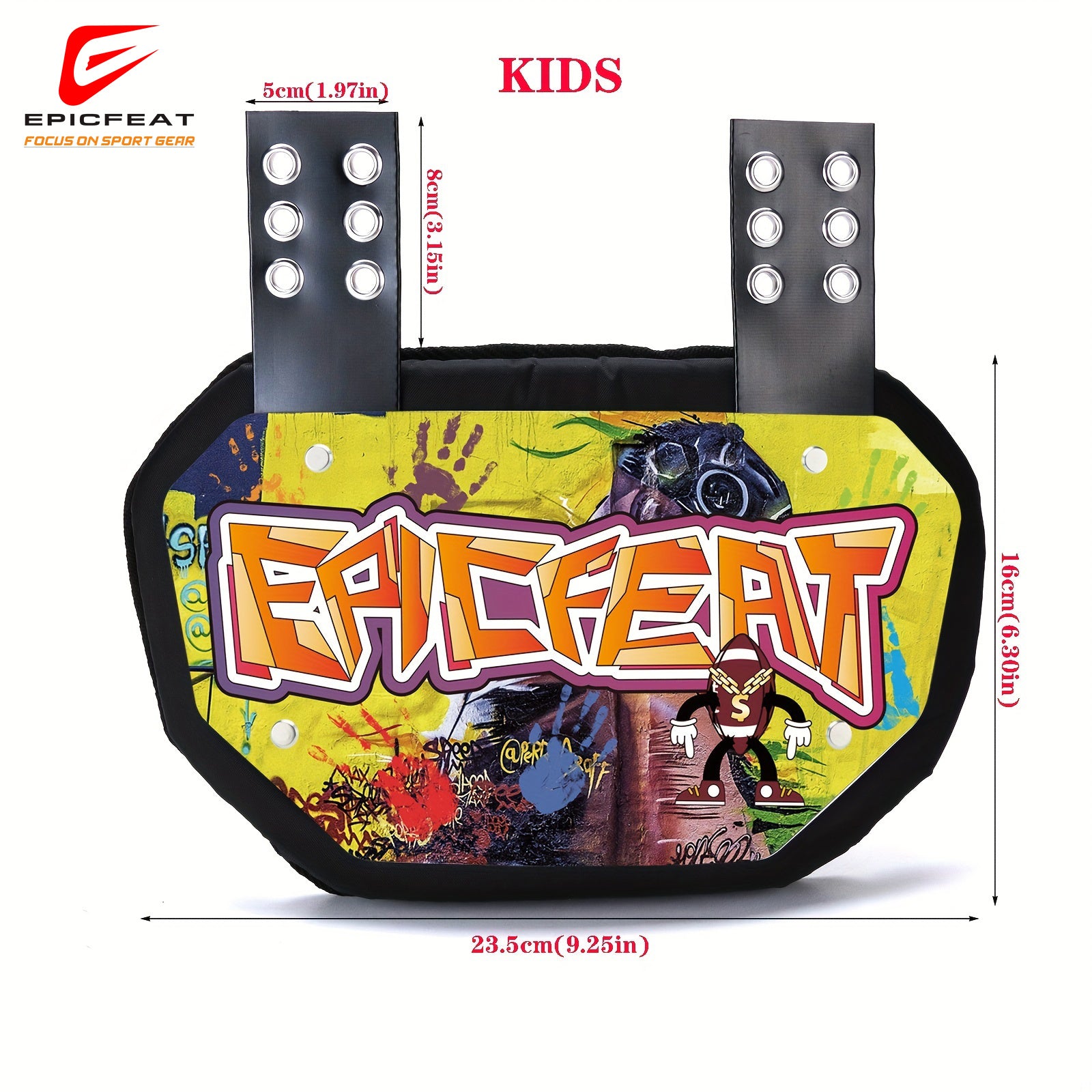 Football Backplate Youth & Adult Lower Back Pads