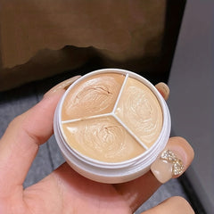 3 Concealer Palette Full Coverage Corrector Dark Circles Moisturizing