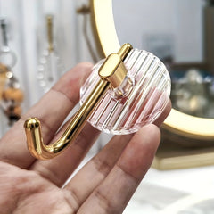 Acrylic Hook Light Punching Adhesive Hook with Back Glue