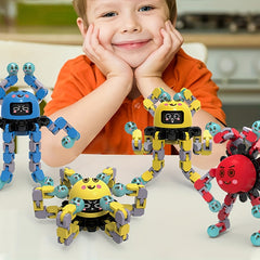 Unique Robot Face Fidget Spinners Durable Stocking Stuffers