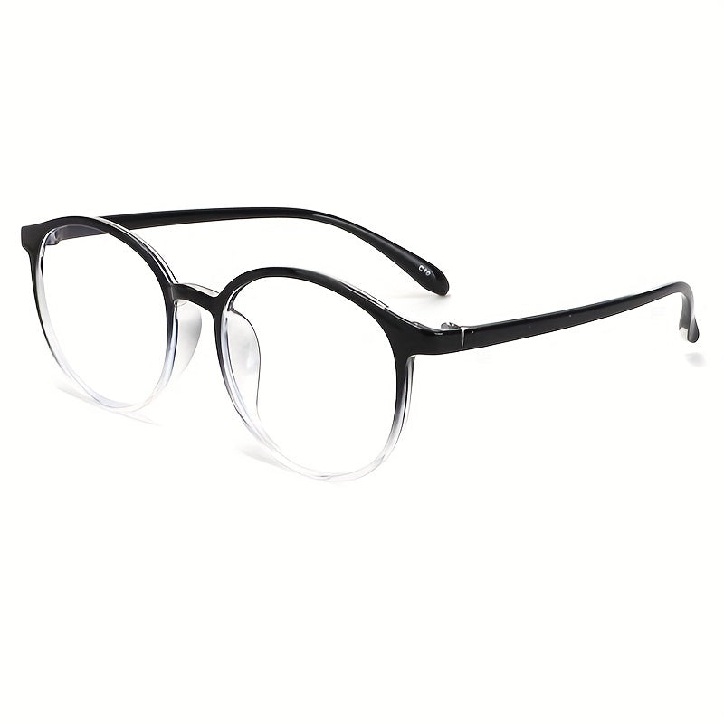 Round Anti Light Glasses For Women Men Casual Jelly Spectacles Frame
