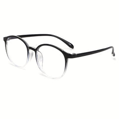 Round Anti Light Glasses For Women Men Casual Jelly Spectacles Frame