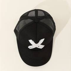 Printed Trucker Hat Mesh Breathable Baseball Cap Unisex Dad Hats