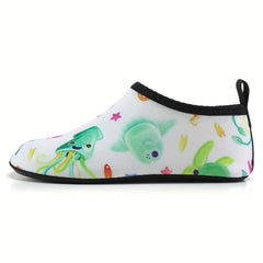 Octopus Print Water Shoes Lightweight Swim Shoes for Summer Fun