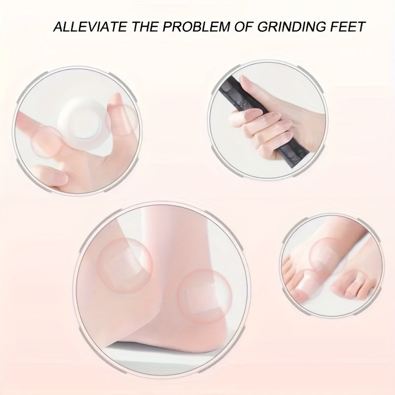 Women's Transparent Shoe Heel Stickers Anti-wear Pads for High Heels