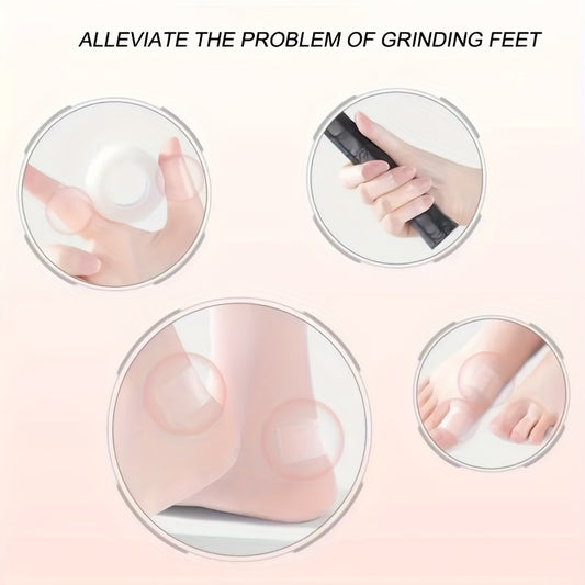 Women's Transparent Shoe Heel Stickers Anti-wear Pads for High Heels
