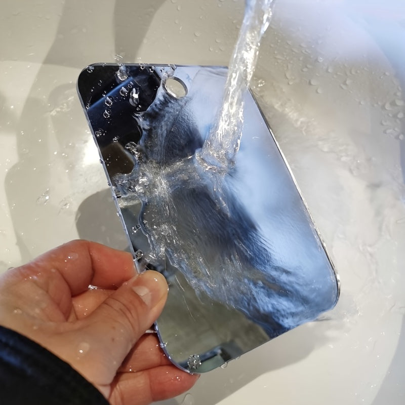 Portable Acrylic Mirror with Suction Cup for Makeup and Travel