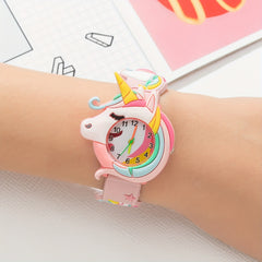 Cartoon Unicorn Watch Holiday Gift for Girls