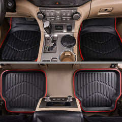Waterproof PVC Leather Floor Mats for Most Cars