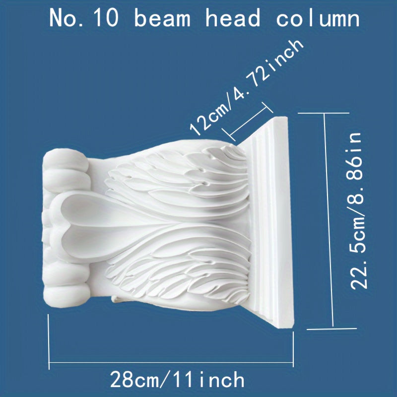 Elephant Trunk Carved Ceiling Decoration Non Gypsum Line