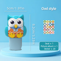 Magic Seal Stickers Set - 20 Stickers Pattern Book Ink & Reusable