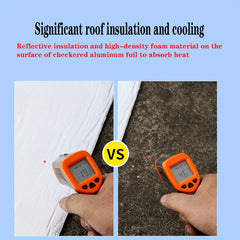 High Temp Resistant Insulation Cotton Adhesive Aluminum Foil, 50-300 Grid