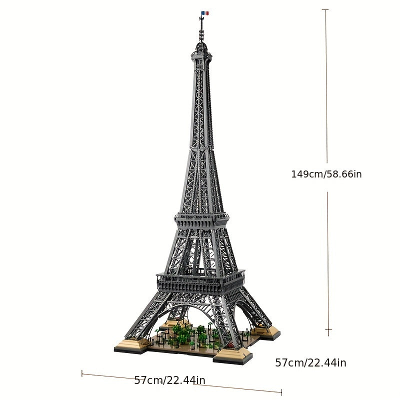 10001pcs Paris Eiffel Tower Building Blocks Educational Toys Model For Adults